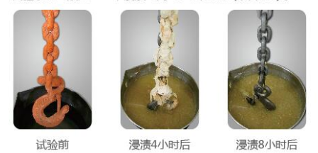 水溶性剝離劑試驗效果